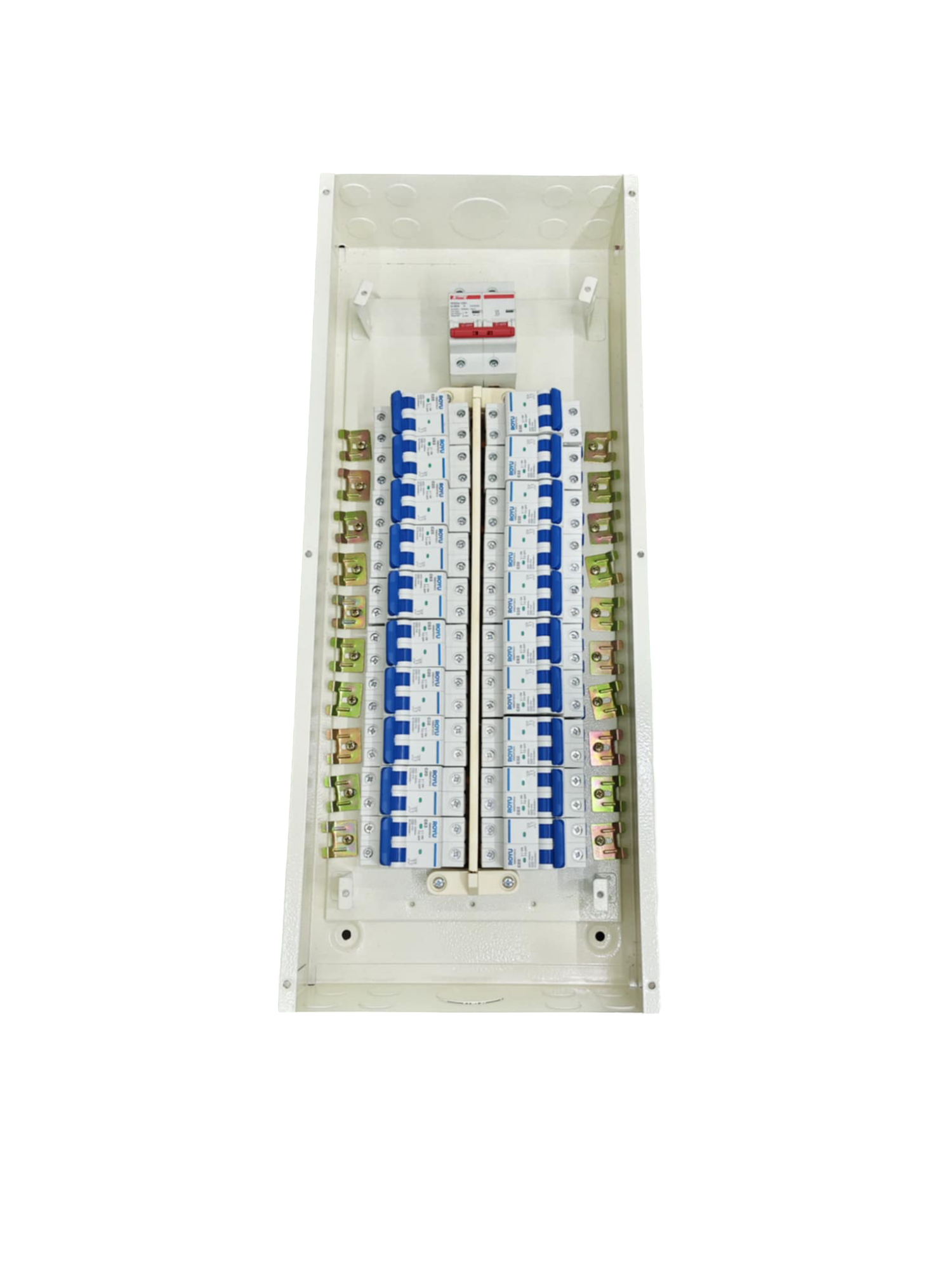Main breaker panel 2 pole 20 branch electrical circuitry and parts by Himel Koten Royu