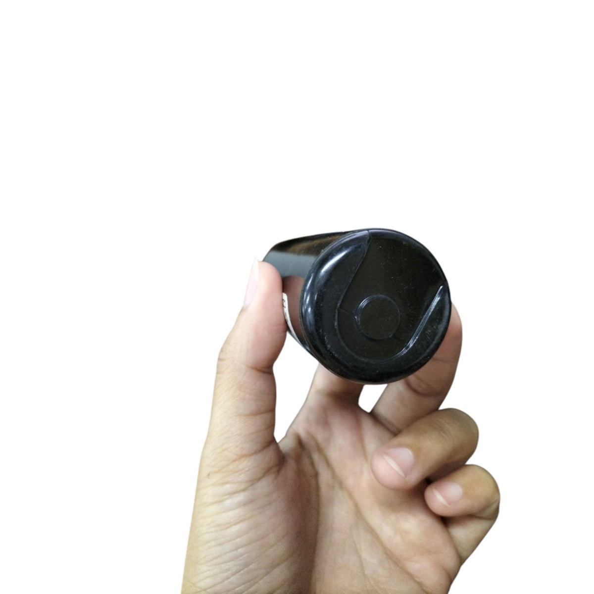 Mallory 216-259MFD 330V AC Capacitor held in a hand for showcasing its size and design