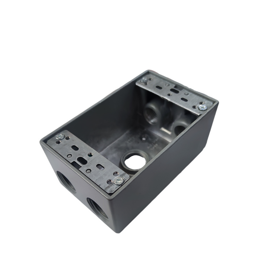 Surer Marine Utility Box 2x4 2 Hub electrical circuitry part with multiple mounting holes