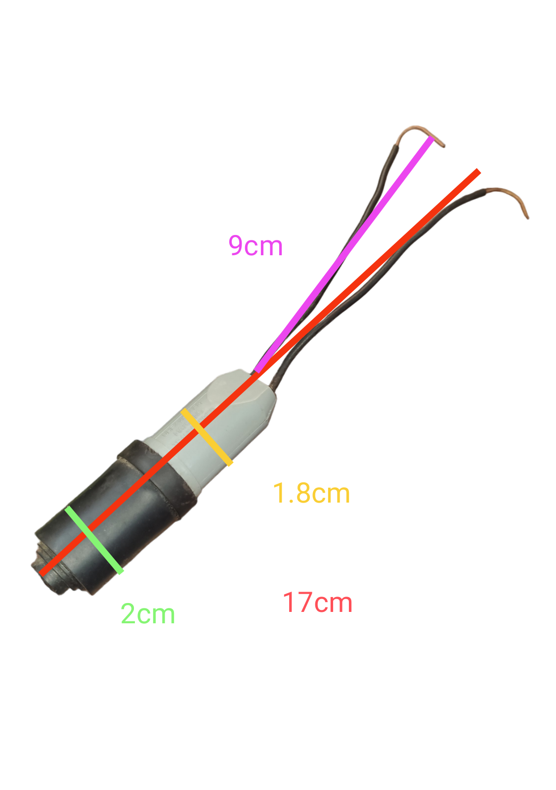 Matching Transformer for TV box and antenna receiver with wire length and diameter measurements