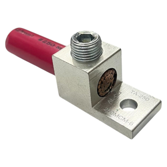 Grippes Mechanical Lugs 1 Hole for Wire Size AWG 250MCM or 125mm TA-250