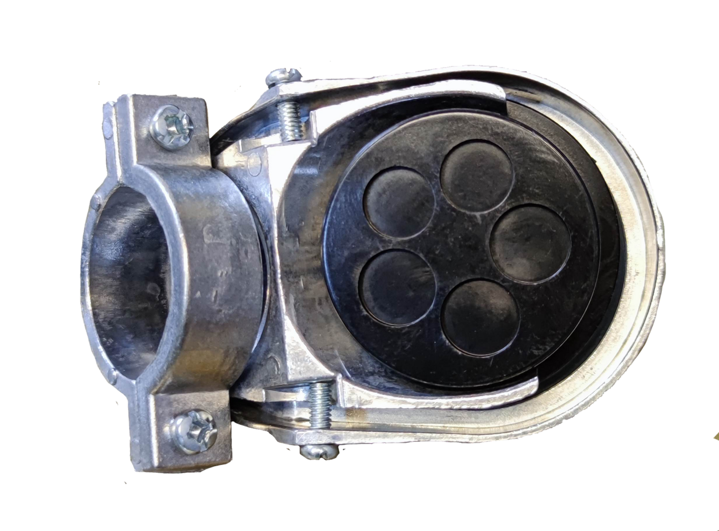 Entrance Cap 32mm EMT Clamp Type electrical conduit fitting with metal clamp and protective cover