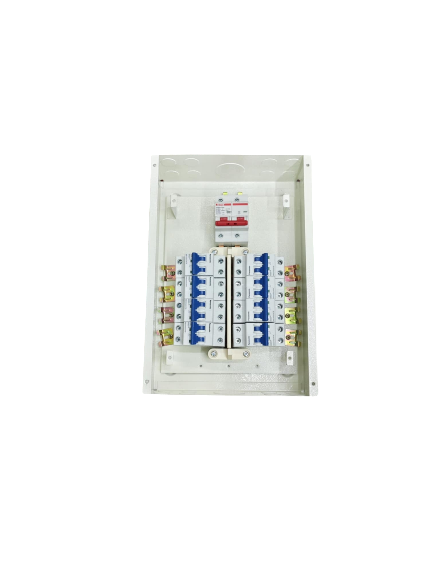 Miniature Circuit Breaker 2Pole 8 Branches electrical panel with switches from Koten Himel Panasonic