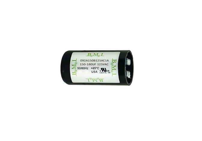 BMI Motor Starting Capacitor 150-180 UF for electrical circuitry and motor applications