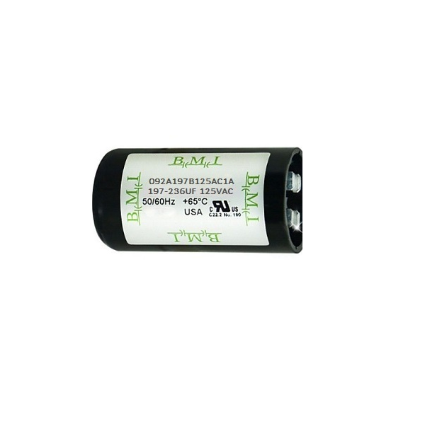BMI Motor Starting Capacitor 197-236 uf electrical component for AC motors