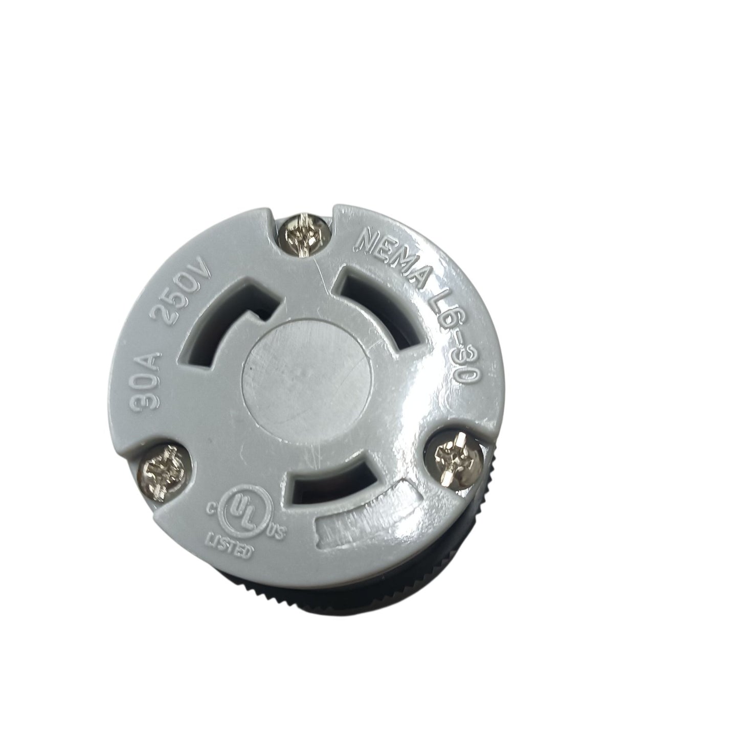 Grippes NEMA L6-30 250V cord connector with durable design for secure electrical connections