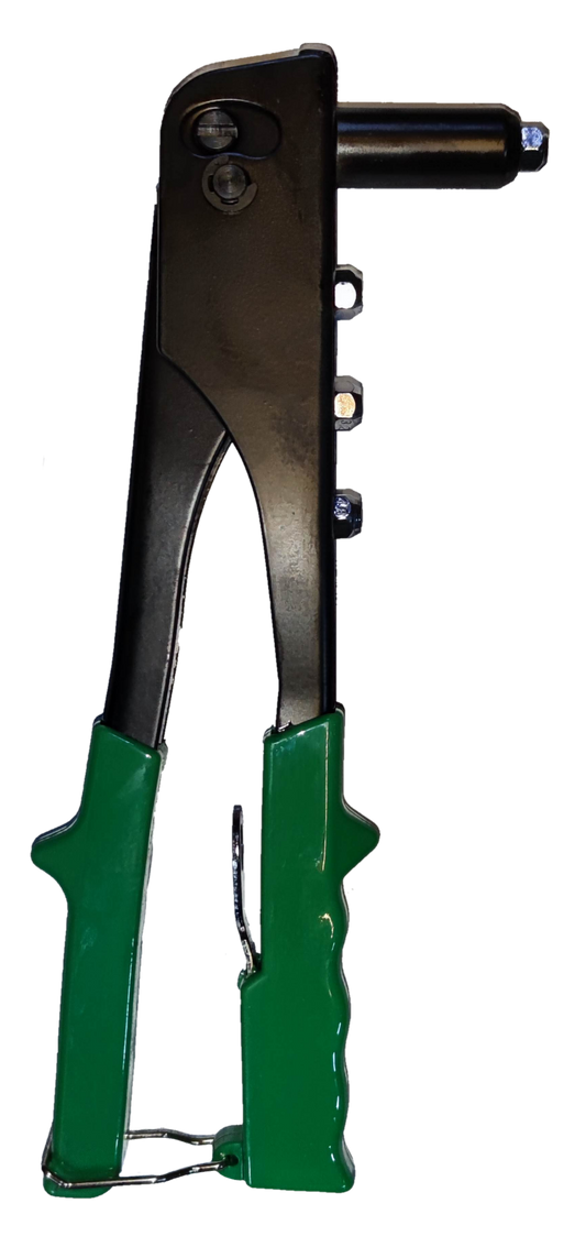 Nicholson hand riveter tool with ergonomic grip for easy one-handed operation and durable construction