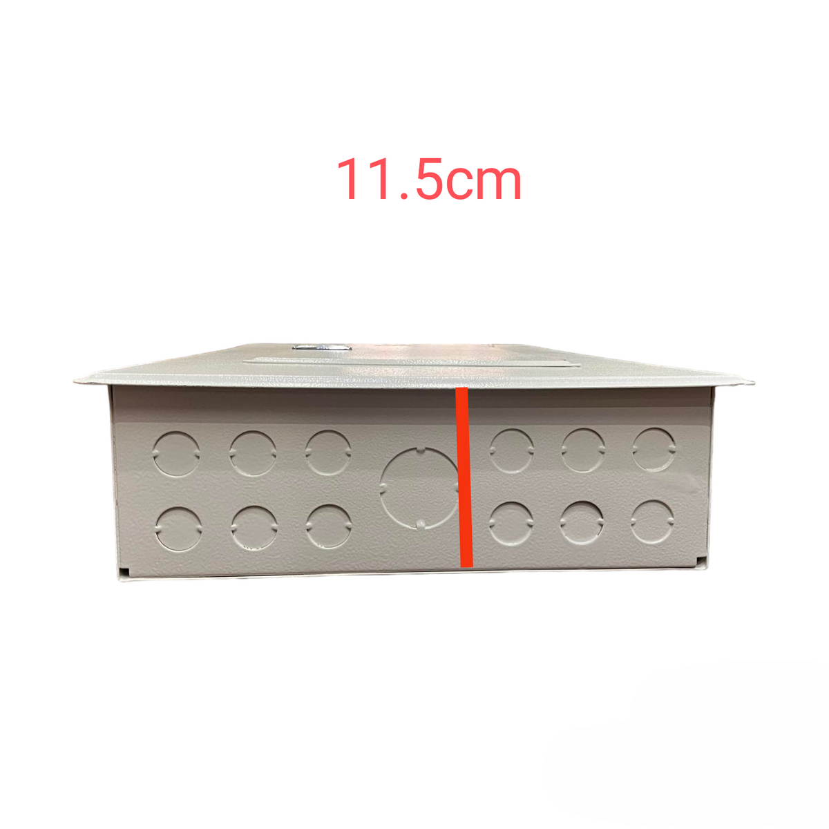 Koten 8 Branches Panel Board 125A Main 2P metal flush box with multiple knockout holes 11.5cm depth