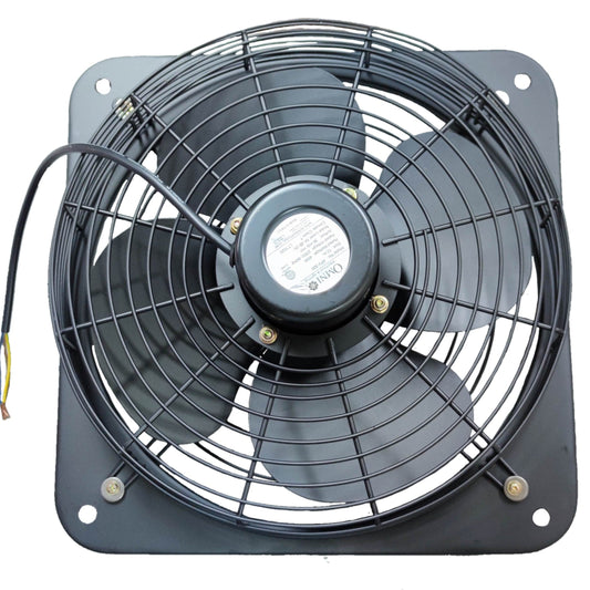 Omni Industrial Exhaust Fan 12 Inches with Durable Metal Frame for Effective Air Ventilation