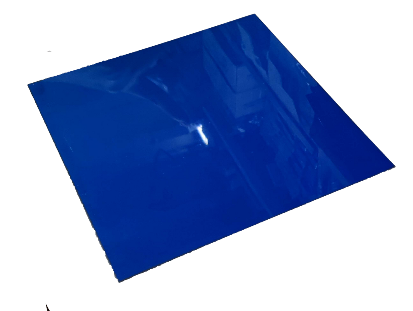Optical Filter Blue 20.5cm x 20.5cm sheet with glossy surface for seasonal and decorative use