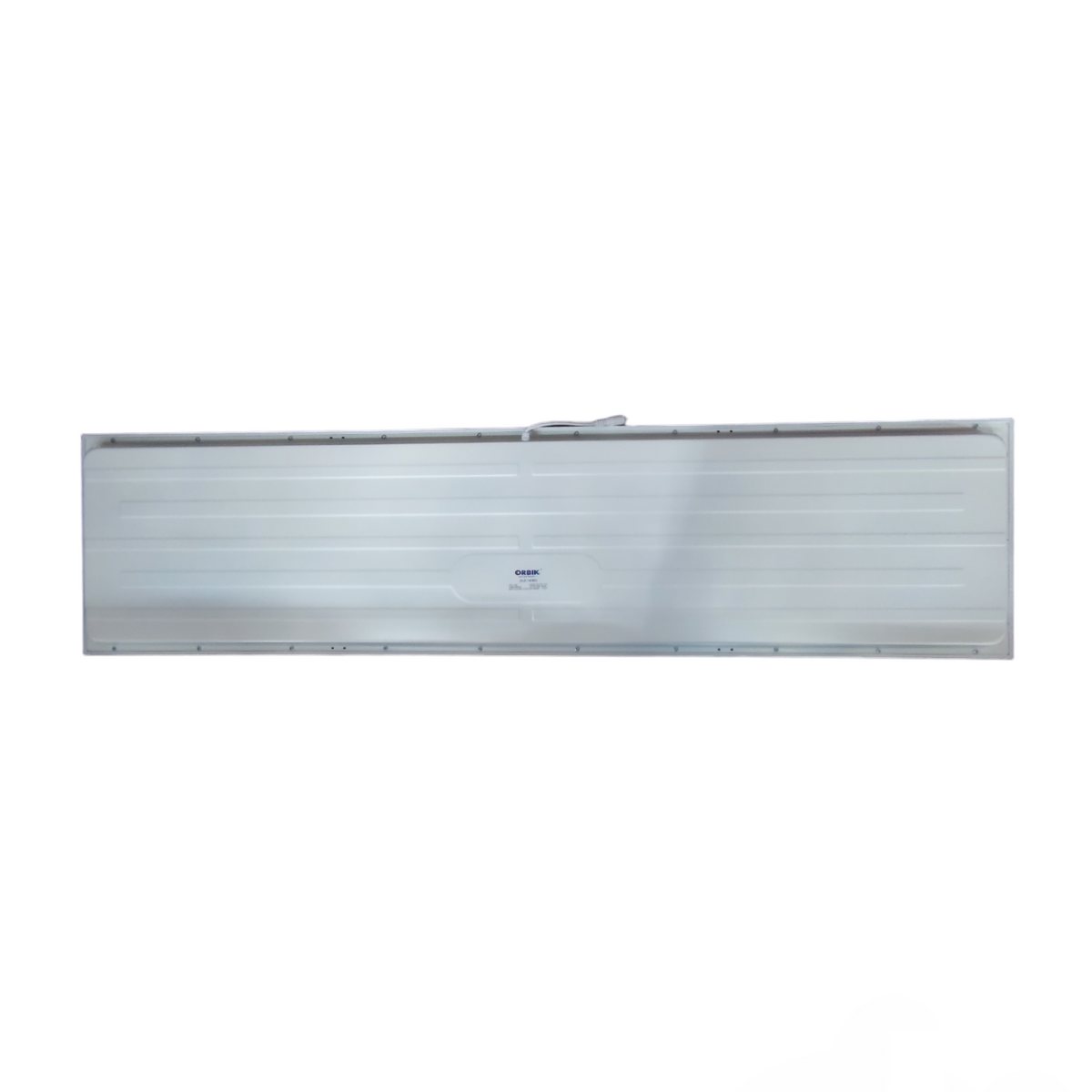 Orbik 36W LED panel light slim rectangular ceiling light fixture in silver finish