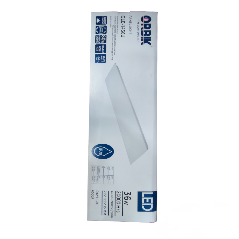 Orbik 36W LED panel light ceiling light pack with energy efficient design and 220-240V voltage