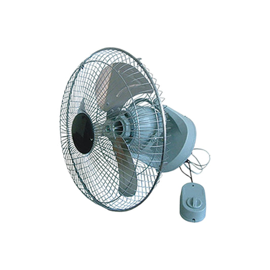 Tailee 16 inch orbit fan metal blade wall fan with protective grille and speed control box
