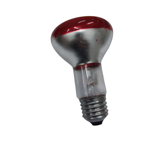 Osram 40W red reflector bulb designed for enhanced lighting in home and commercial settings