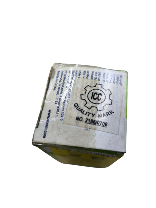 Osram Compact Fluorescent Lamp 11W E27 in original packaging with ICC quality mark label