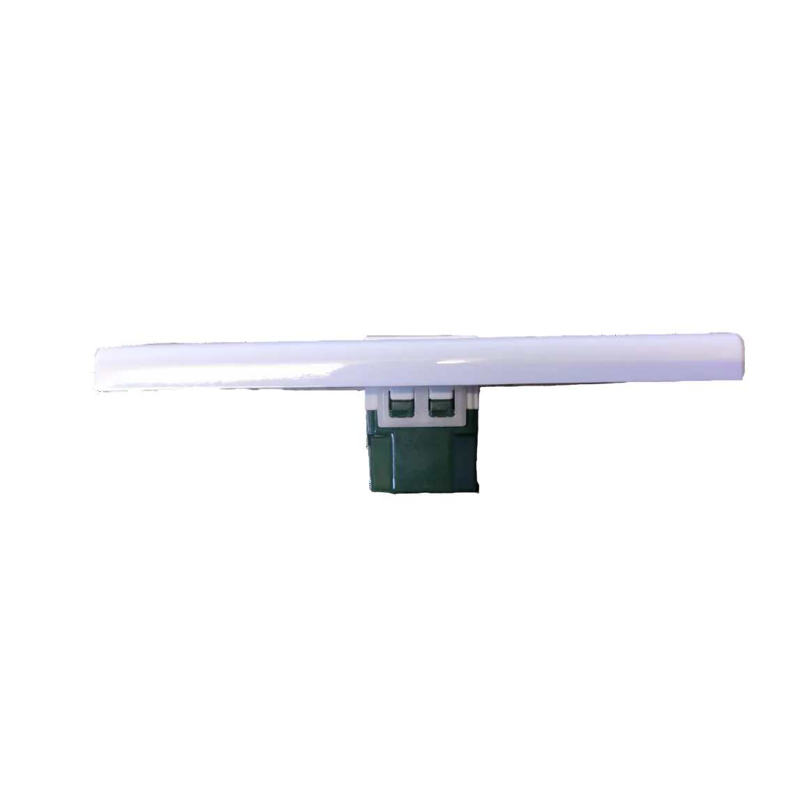 Panasonic 1 gang universal outlet with a sleek white cover for versatile electrical connections