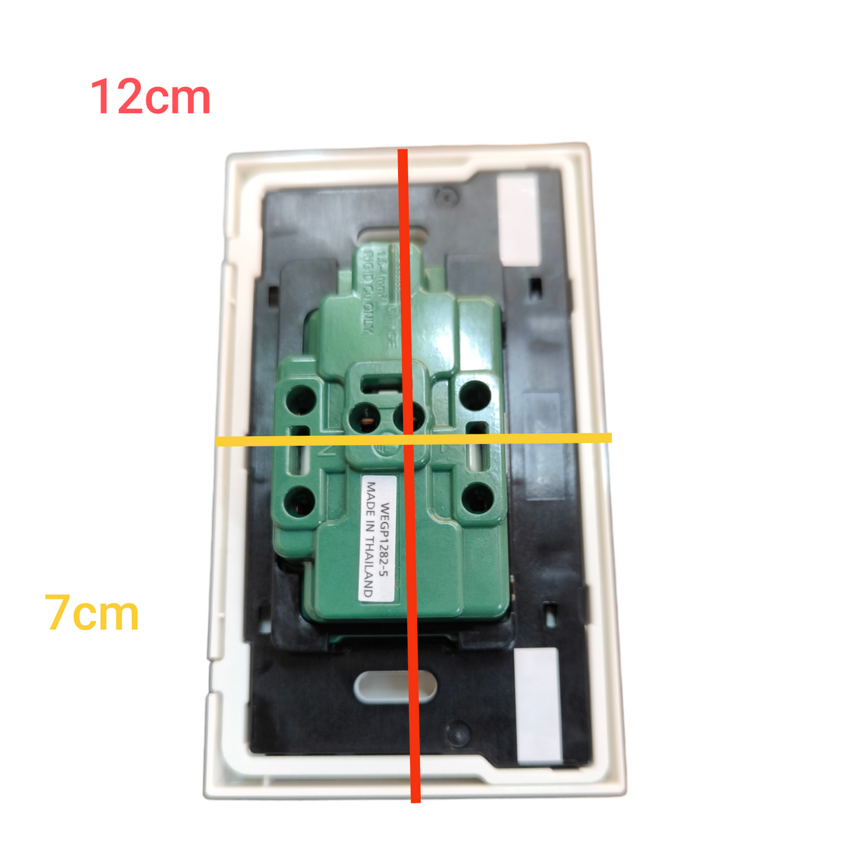 Panasonic 16A Duplex Universal Outlet 250V with a sleek design for versatile electrical connections