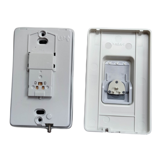 Panasonic Door Bell Switch Weatherproof EGG331 white plastic back cover and internal components