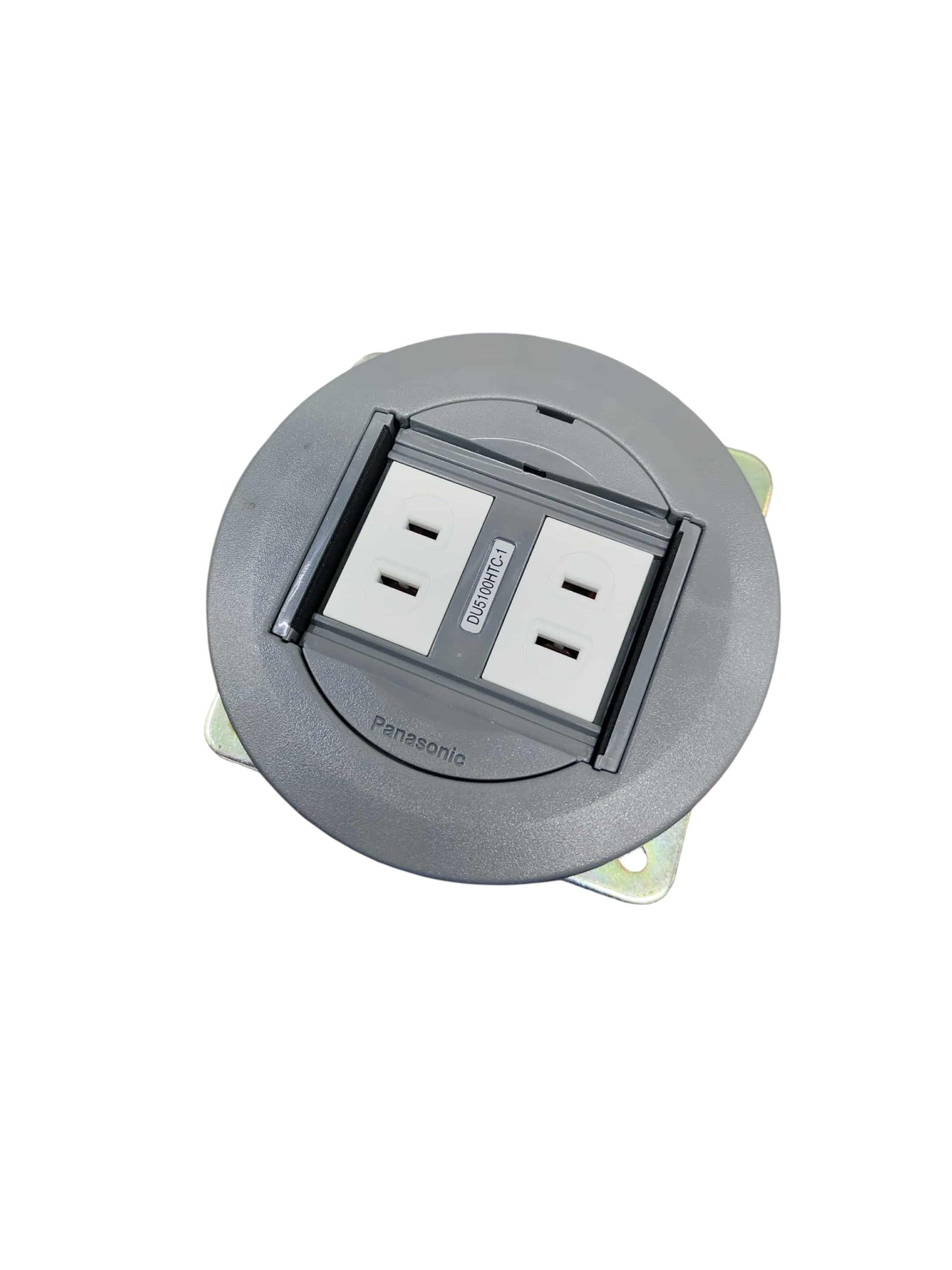 Panasonic floor outlet 2 gang GRAY 220V 16A with dual power sockets for convenient access