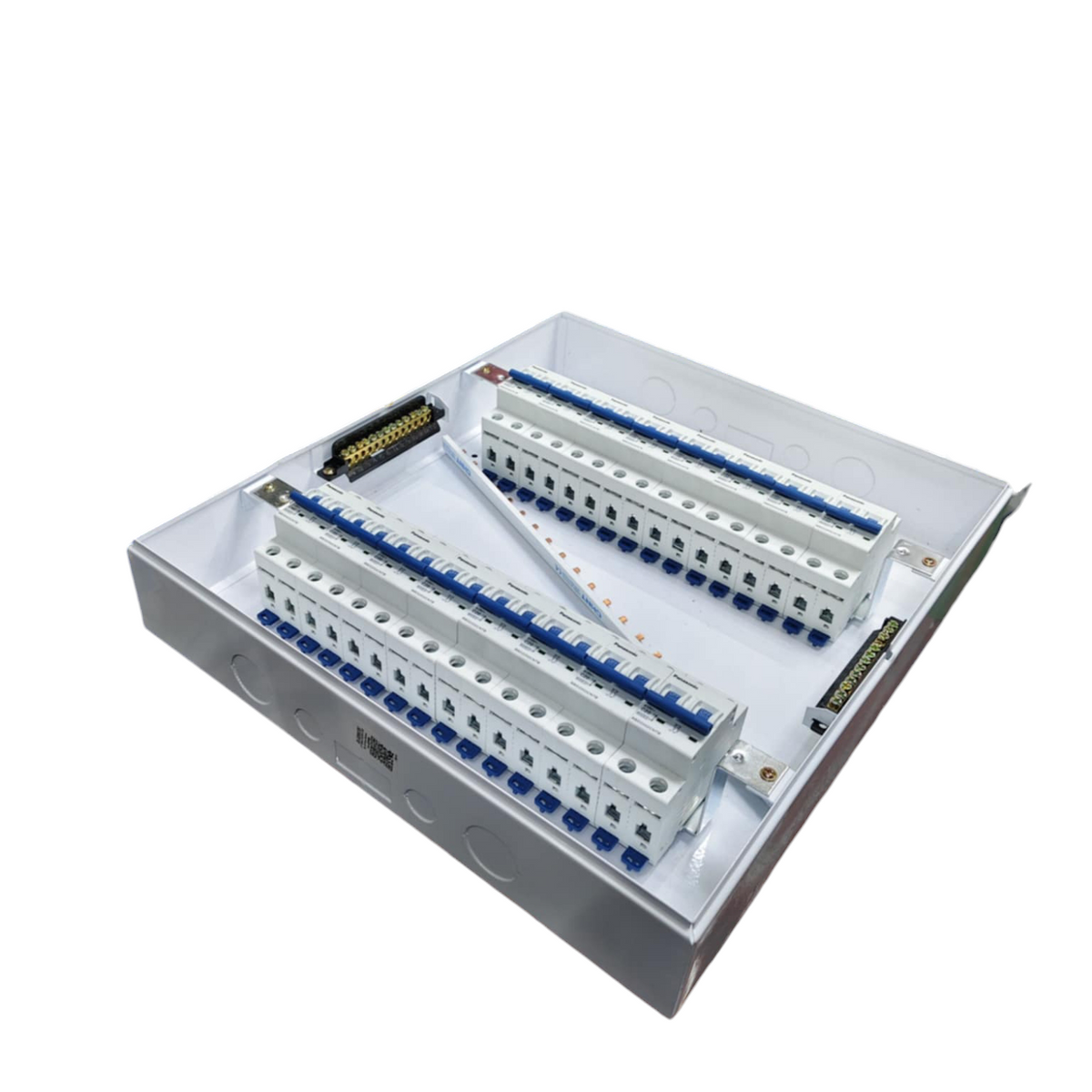 Panasonic Panel Board 50A 2 Pole Main electrical circuitry and parts with multiple circuit breakers