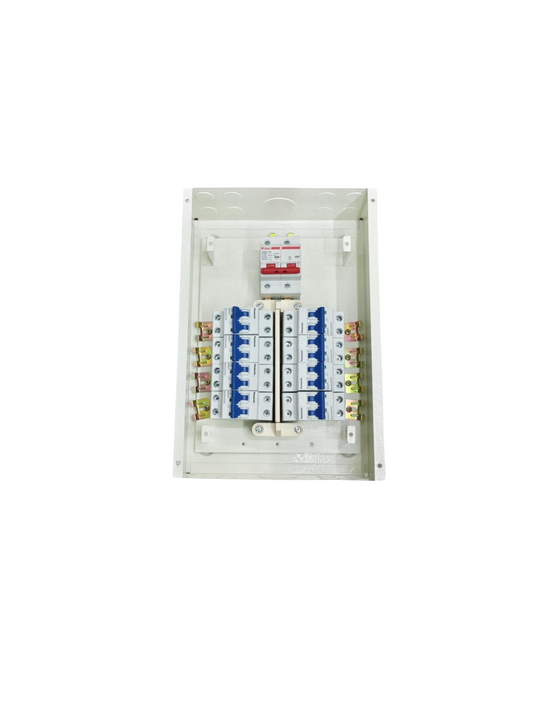 Panasonic and Himel Panel Board 125A 2P Main electrical circuitry with circuit breakers