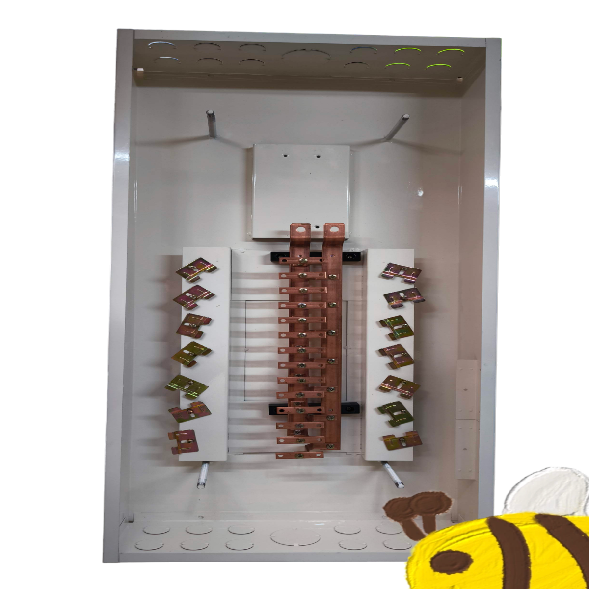 Koten Panel Board 2Pole Main 250SPS electrical circuitry component with metal frame and copper connectors