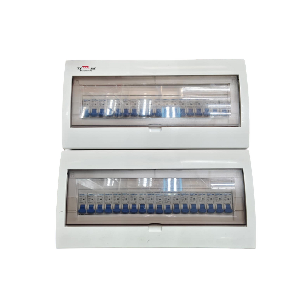 Chint and ZY Panel Board 63A 1 Pole Main Miniature electrical circuitry parts with transparent cover