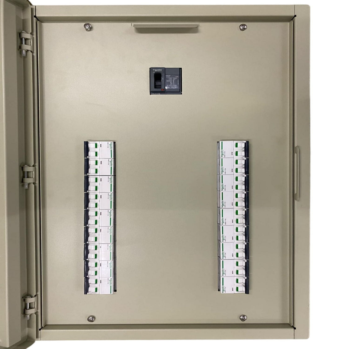 Schneider Panel Board EZC100H 75A 2 Pole electrical circuit breaker panel with multiple switches