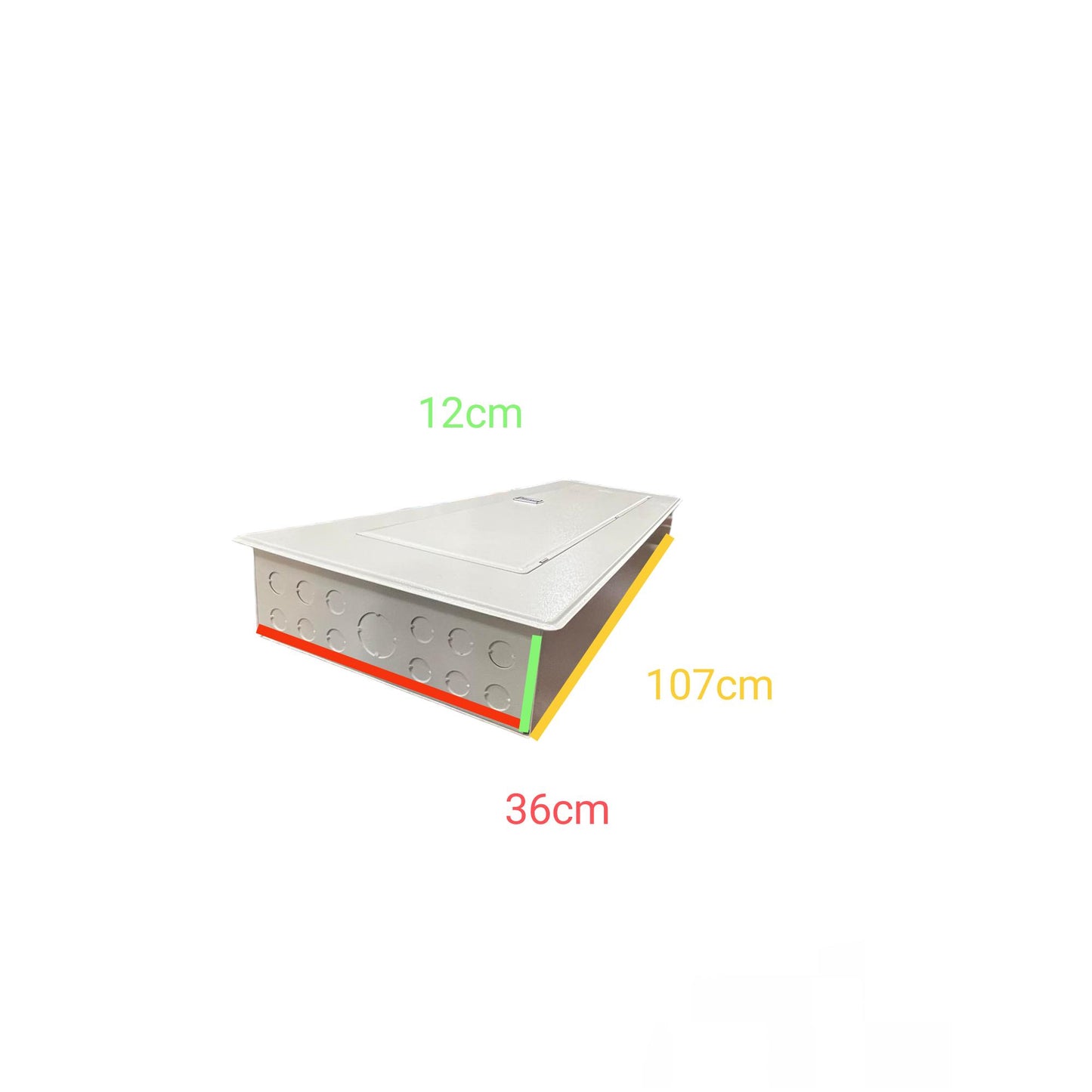 Koten panel board main mccb 250a 2 pole with dimensions of 107cm x 36cm x 12cm for electrical installations
