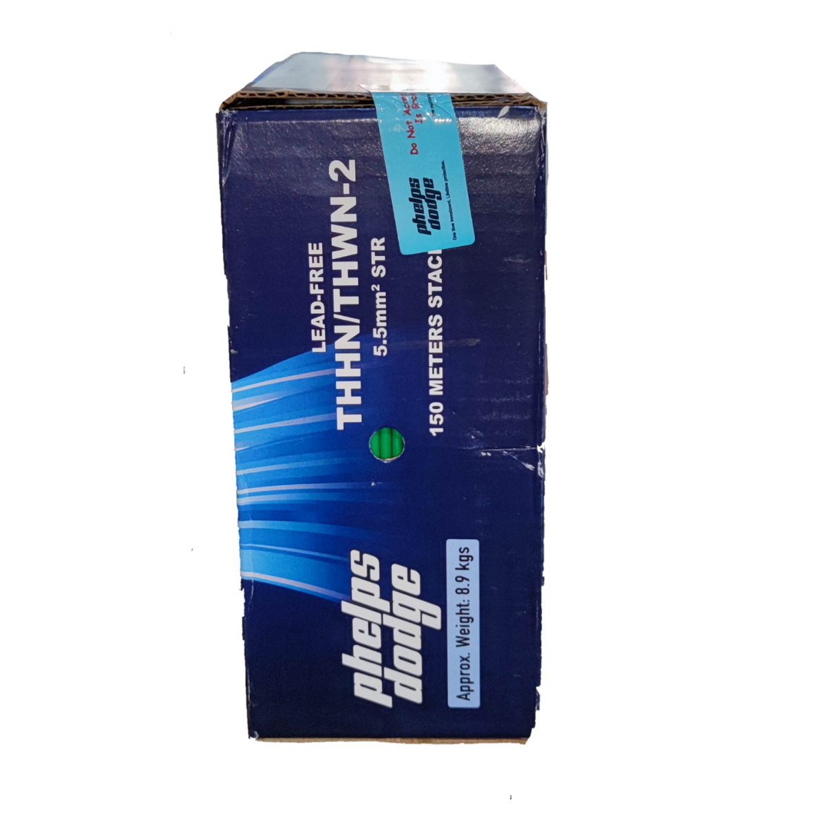 Phelps Dodge box of 5.5mm THHN Stranded wire with 150 meters length and lead-free construction