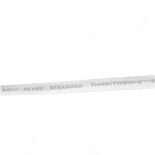 Phelps Dodge 8.0mm THHN AWG 8 white electrical wire for wiring and electrical installations