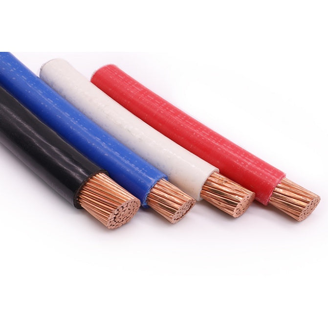 Phelps Dodge electrical wire 60mm with black blue white and red insulated copper strands