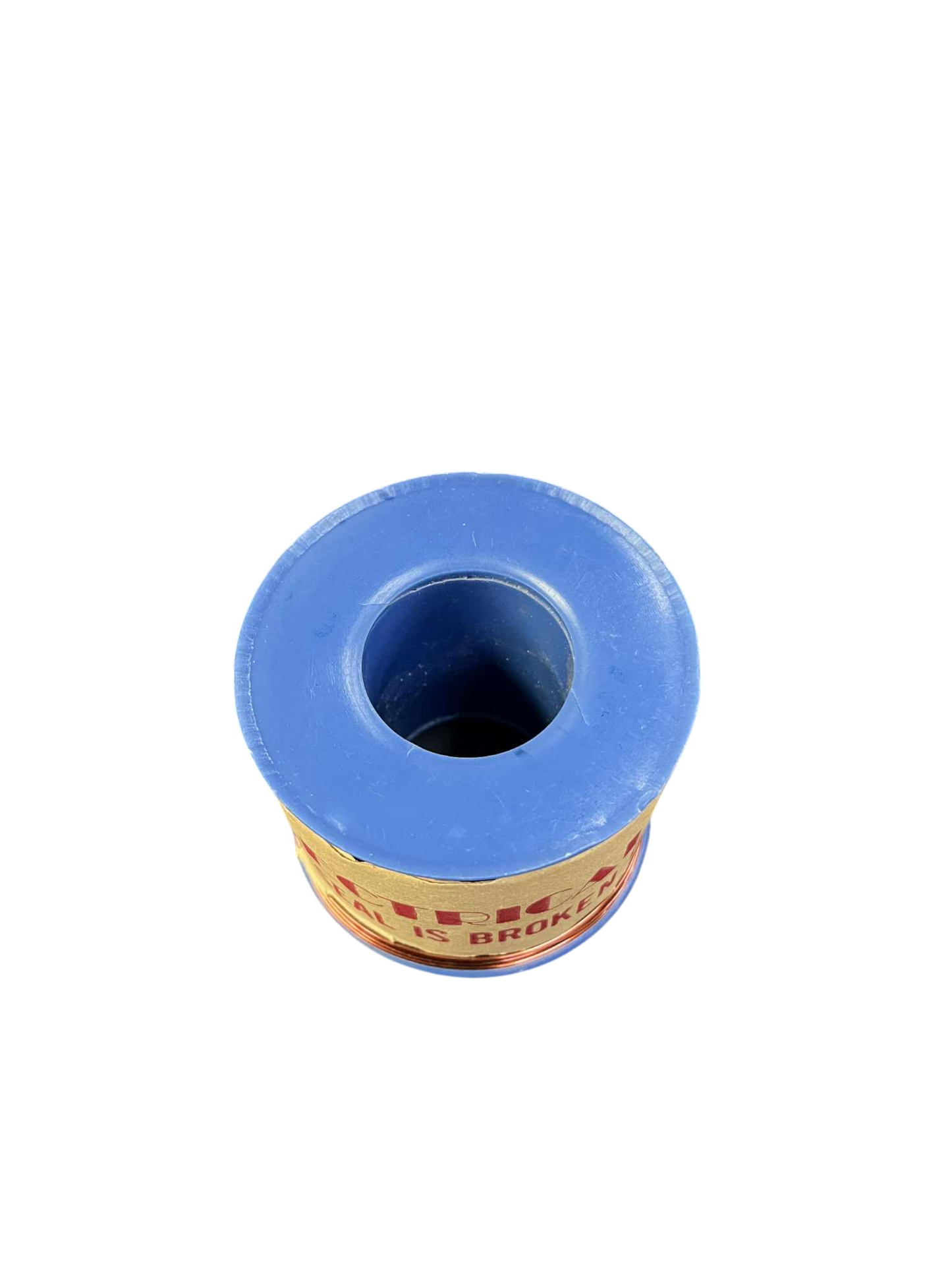 Philflex magnet wire AWG 16 spool in blue with durable insulation for electrical projects