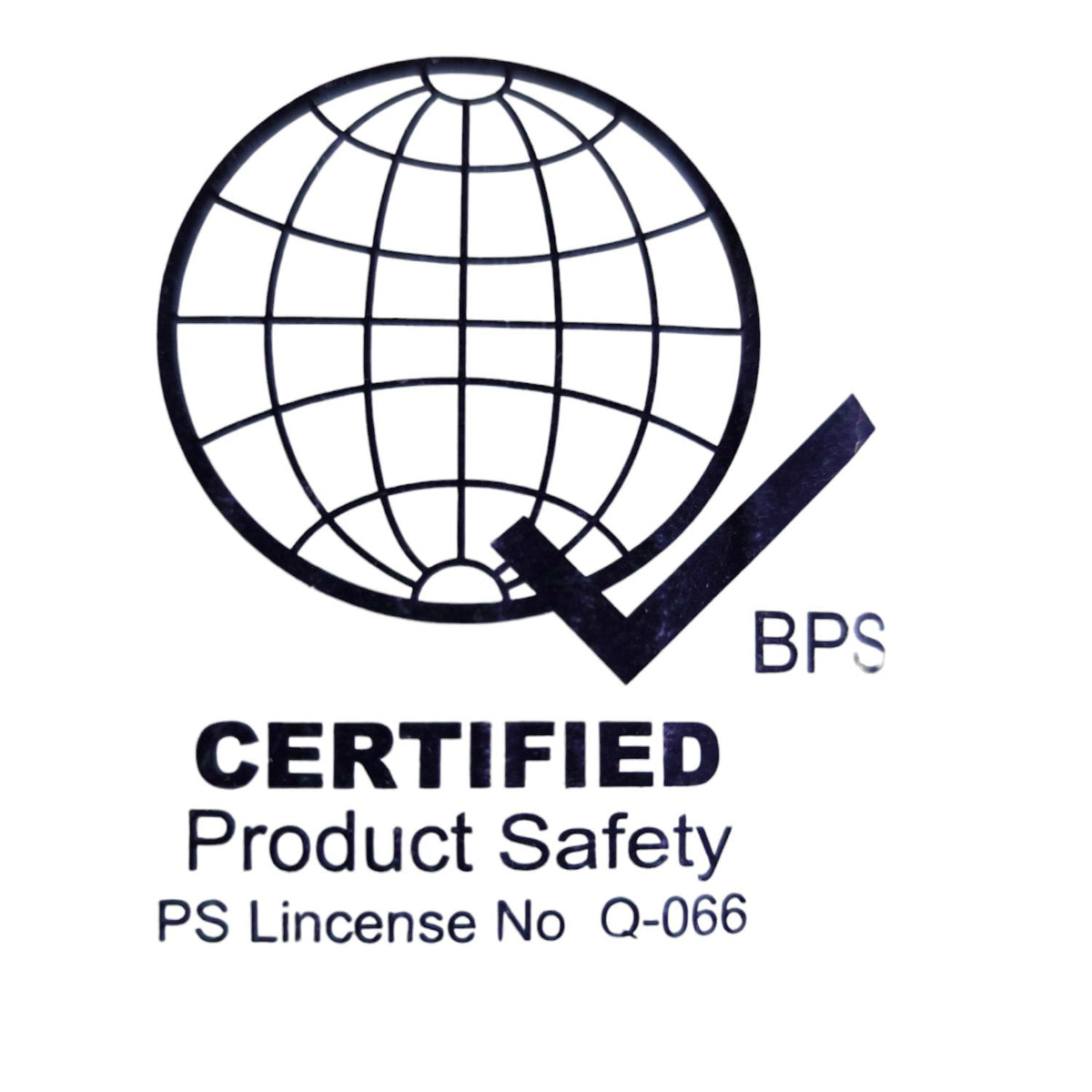 Philflex certification label with globe and check mark indicating product safety for stranded thermoplastic fixture wire