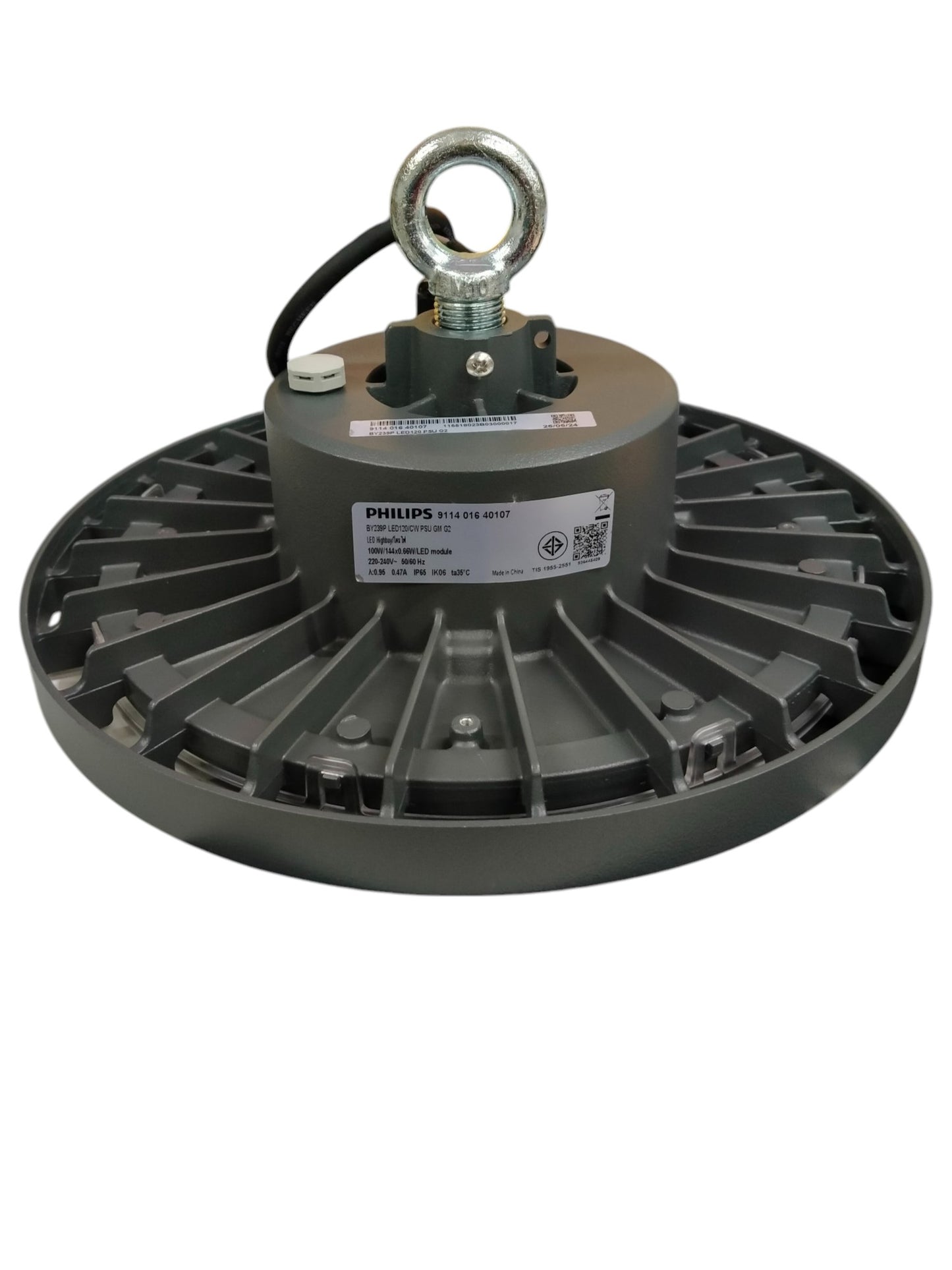 Philips 100W LED high bay light industrial ceiling light with metal heat sink and hanging hook