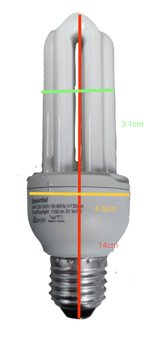 Philips 18W CFL daylight bulb with energy-efficient design for bright illumination