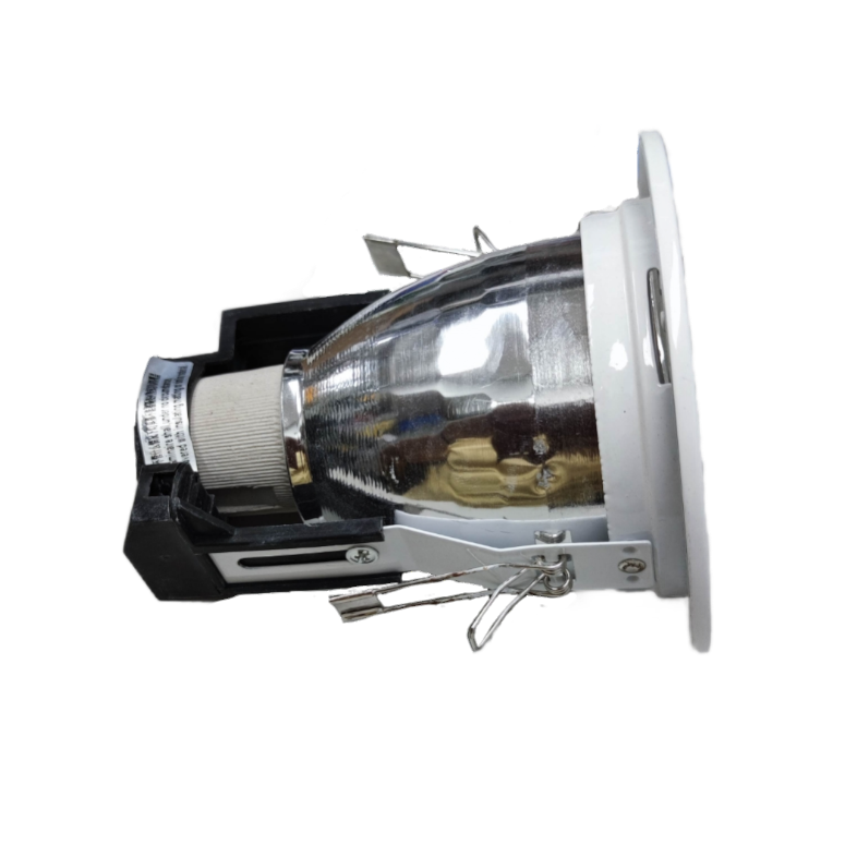 Philips Recessed Downlight E27 White Border with adjustable housing for sleek interior lighting