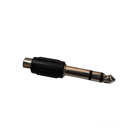 Local brand PL-55 Plug Stereo to RCA adapter for microphone accessories with black grip