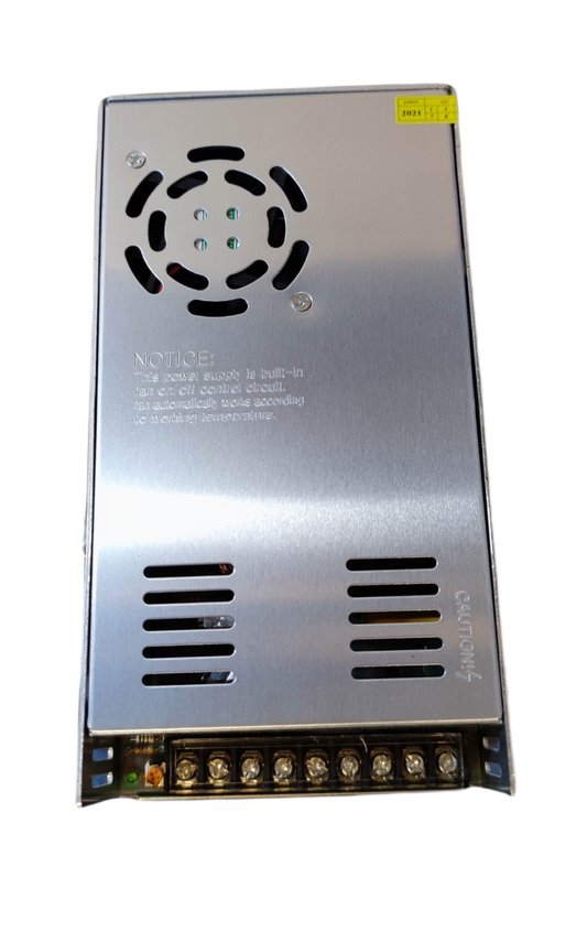 ZwitseRise Power Supply 24V 20A - 220V Input with sturdy metal casing for reliable performance