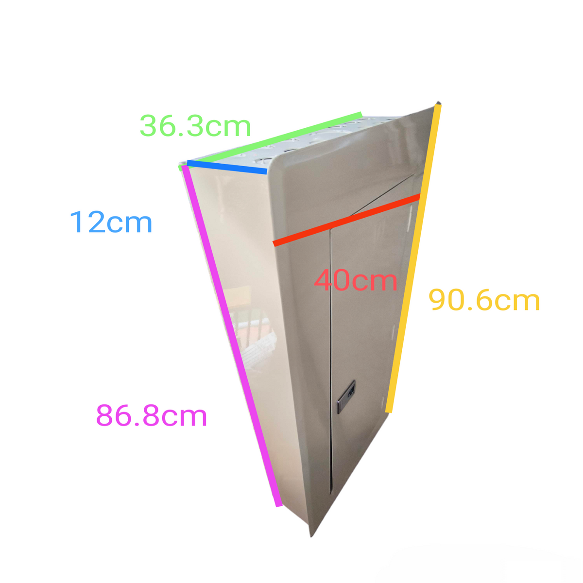 Koten electrical panel cabinet with dimensions height 91 cm depth 36 cm width 40 cm 200A Panel Board 2 Pole 16 Branches