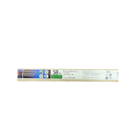 Philips 58W T-8 Fluorescent Tube 4000K Cool White TL-D58W/840