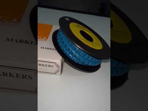 Grippes S Cable Marker 5.0mm to 7.2mm (350pcs) Blue - EC-3B(S)