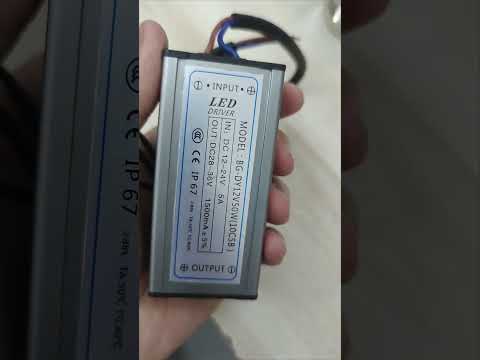 LED Driver 50W 12VDC Input 12-24V DC Output 28-36V DC 1500mA For 50W SMD LED Chip