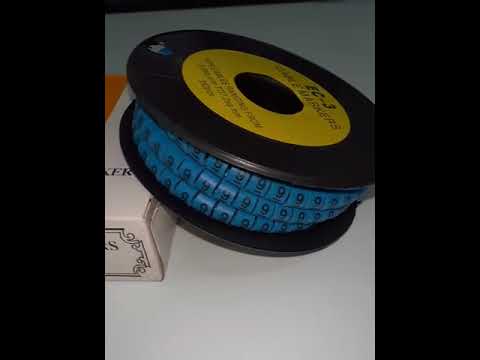 Grippes (9) Cable Marker 5.0mm to 7.2mm (350pcs) Blue EC-3B(9)