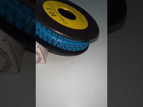 Grippes (R) Cable Marker 5.0mm to 7.2mm (350pcs) Blue EC-3B(R)