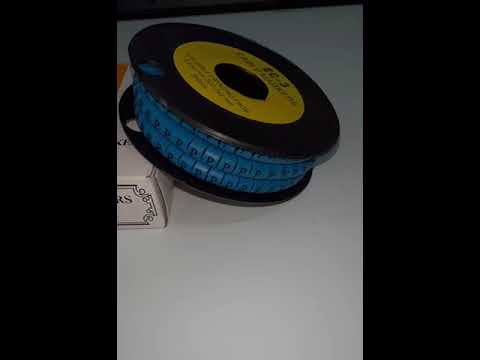 Grippes (P) Cable Marker 5.0mm to 7.2mm (350pcs) Blue EC-3B(P)