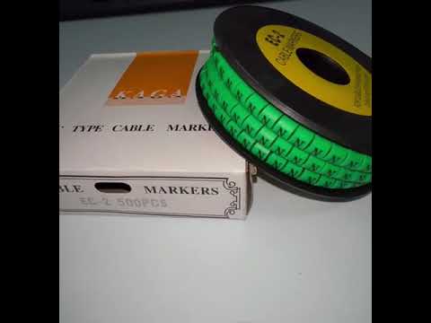 Grippes (N) Cable Marker 3.6mm to 5.2mm 500pcs EC-2G