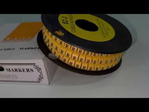 Cable (R) Marker 5.0mm to 7.2mm EC-3 Yellow (350PCS)