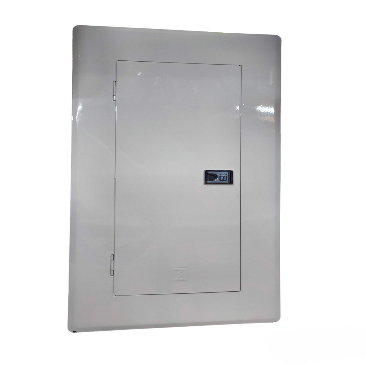 Koten 14 Branches Panel Board 150A 2P Main white metal electrical panel board with hinged door and latch