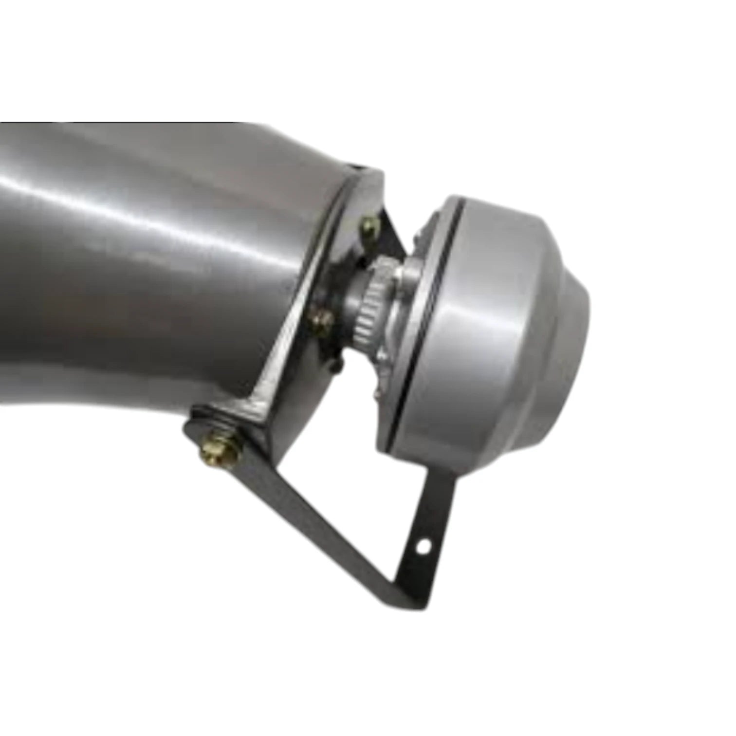 Crown 20 Inch 100W Trumpet Horn silver metal horn with driver and adjustable mounting bracket